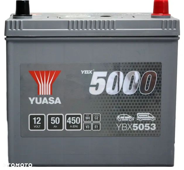 Akumulator Yuasa YBX5053 50Ah 450A P+ 12V - 2
