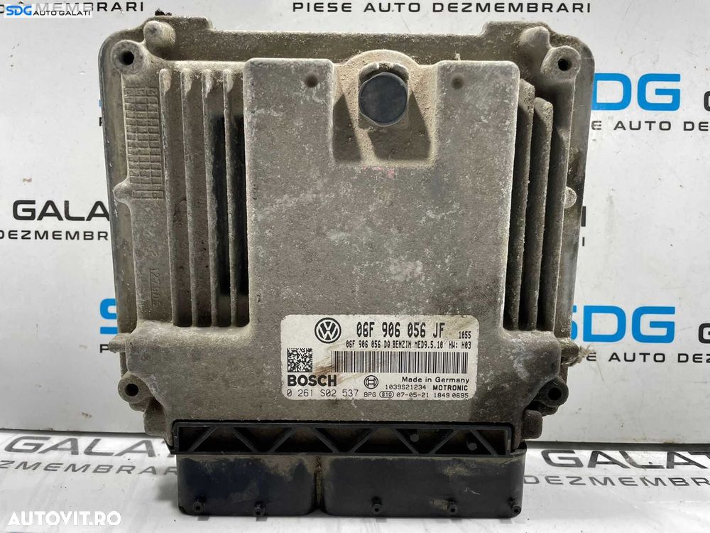 ECU Calculator Motor Bosch Volkswagen Golf 5 2.0 FSI Benzina 2004 - 2008 Cod 06F906056JF 0261S02537 [L4647] - 1