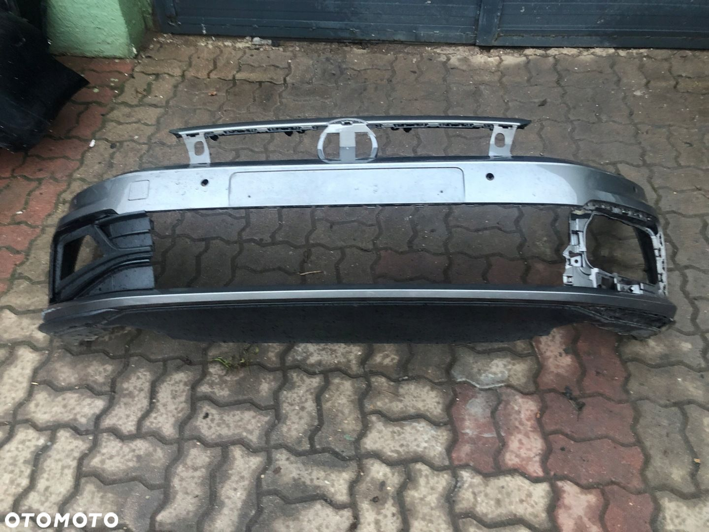 VW POLO 2G0 R- LINE ZDERZAK PRZEDNI HALOGEN GRILL BELKA MASKA - 3