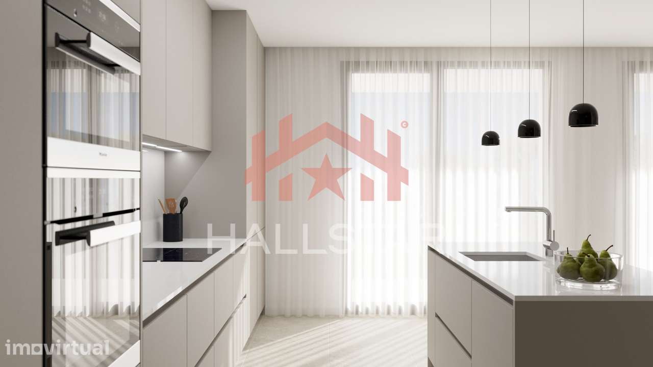 Apartamento T4 / Em Construção / Cozinha Equipada / Garagem Dupla / Pa - Grande imagem: 3/18