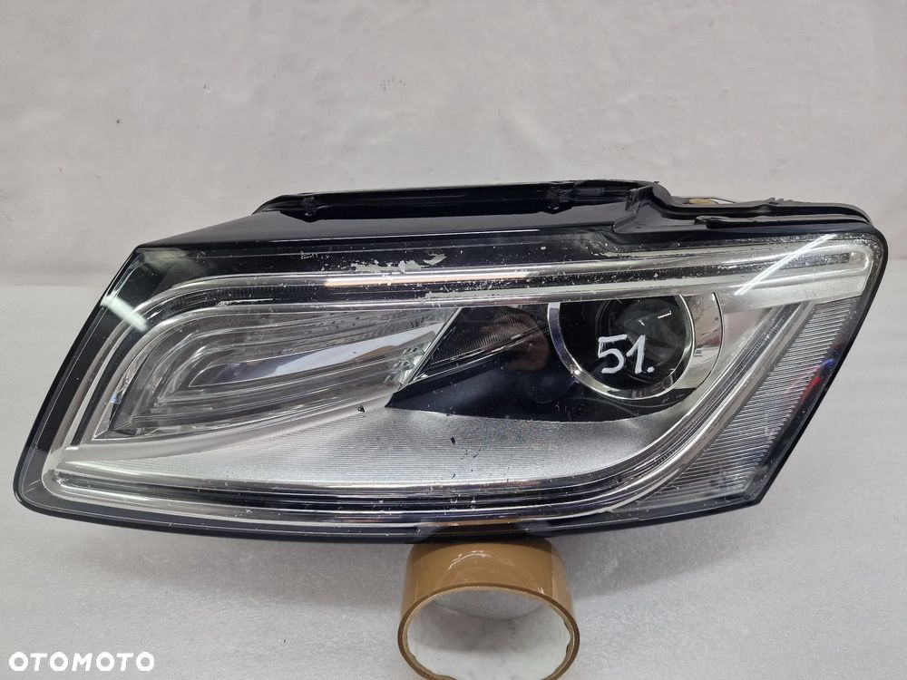 AUDI Q5 8R0 LIFT 11- LEWA LAMPA PRZEDNIA PRZÓD XENON + LED , 8R0941031C , NR AUKCJI LPP51 - 1