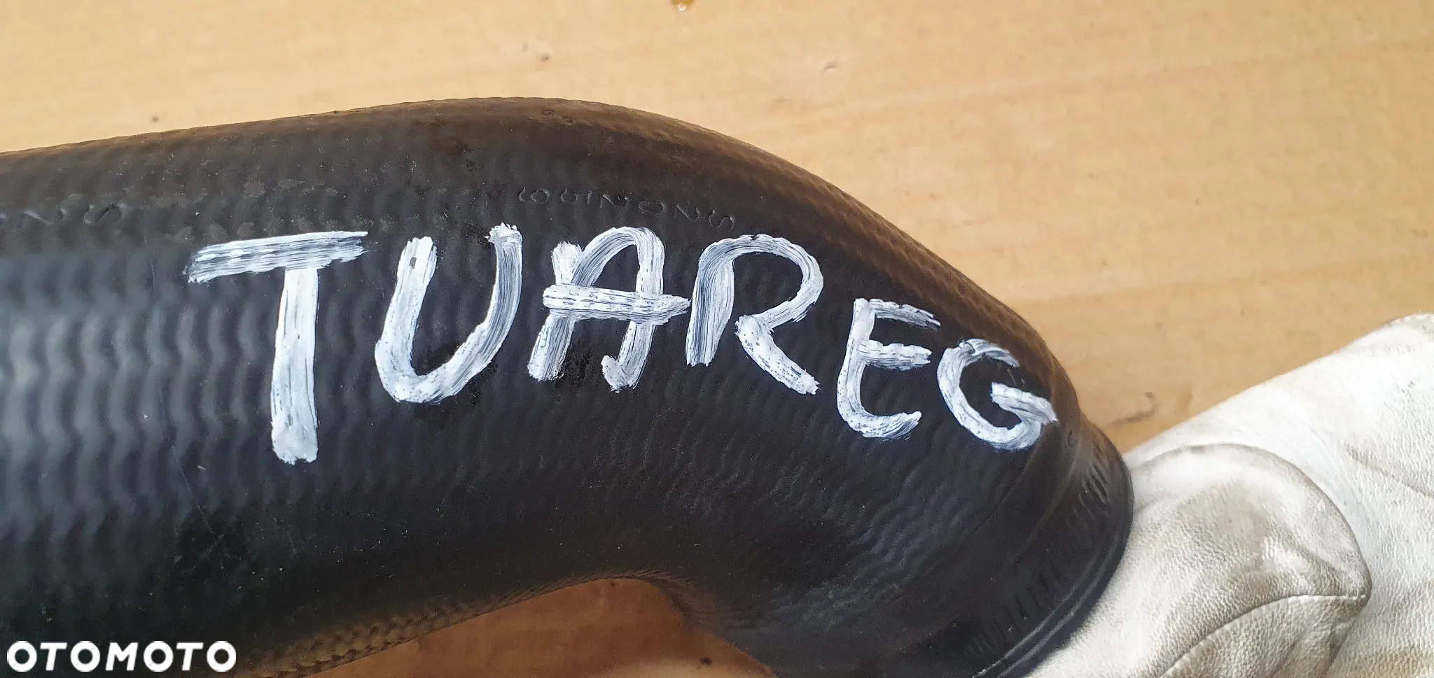 Przewód wąż rura intercoolera VW Touareg 3.0 TDI 7L6145972C - 6
