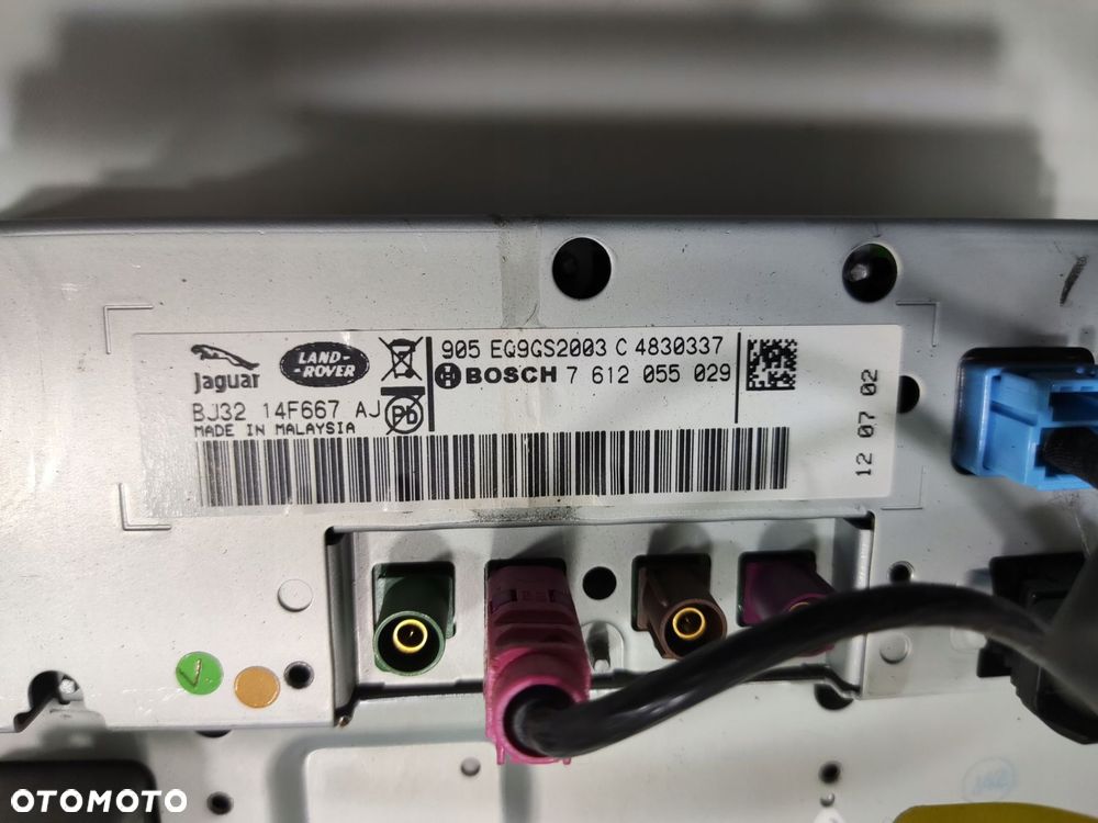 ekran monitor wyświetlacz nawigacji evoque i l538 bj32-14f667-aj 2011-2015 - 5