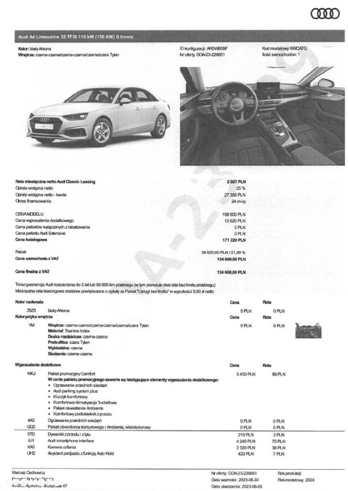 Audi A4 Limousine 35 TFSI mHEV S tronic - 21