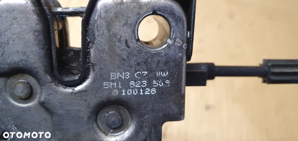 Zamek rygiel maski przód VW Golf VI 6 Plus 5M1823509 - 8