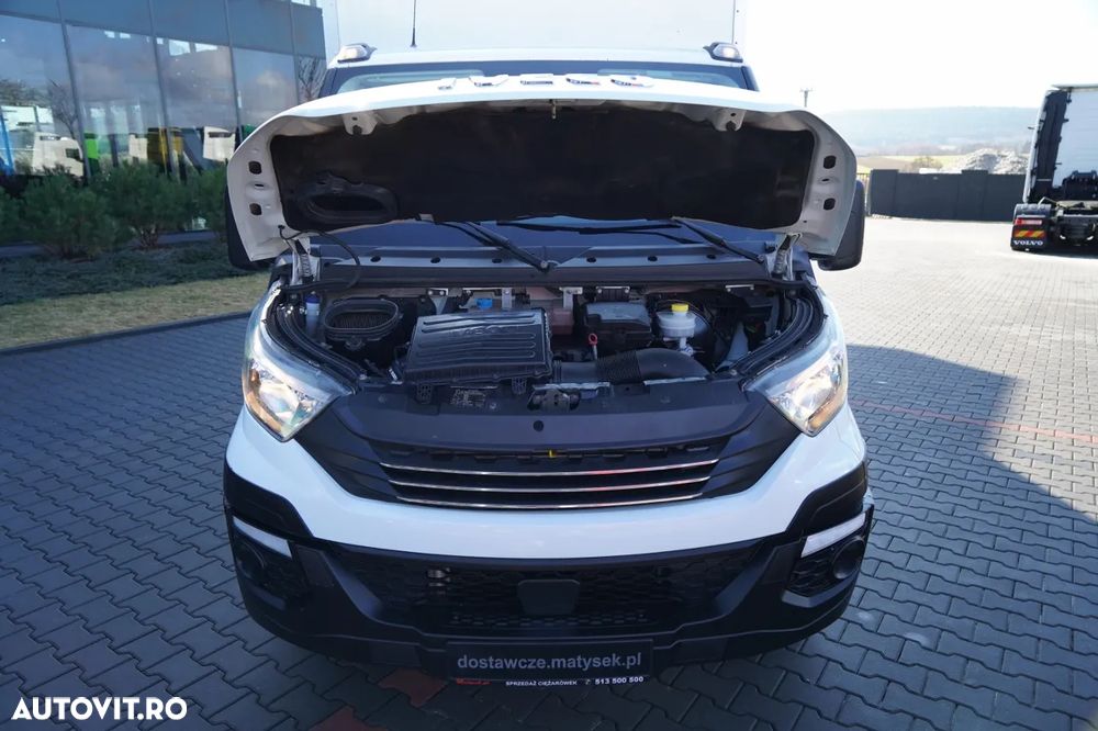 Iveco DAILY 50-180 / CONTAINER 5.5 M / HI-MATIC / ELEVATOR 750 KG / DUBLU / CAMERĂ VEDERE SPATE / GVWR: 5.200 KG / 2019 / IMPORTAT - 32