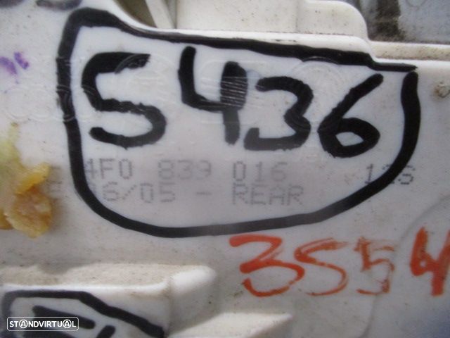 Fecho 4F0839016 AUDI A6 3 4F FASE 1 2005 3.0TDI 4X4 V6 24V 225CV 4P CINZENTO TD 7 PINOS - 4