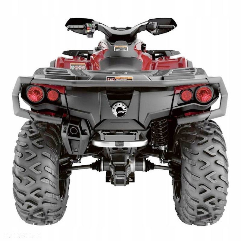 zderzak tylny can am outlander g2 czarny metalowe narozniki oe 715004920 - 1