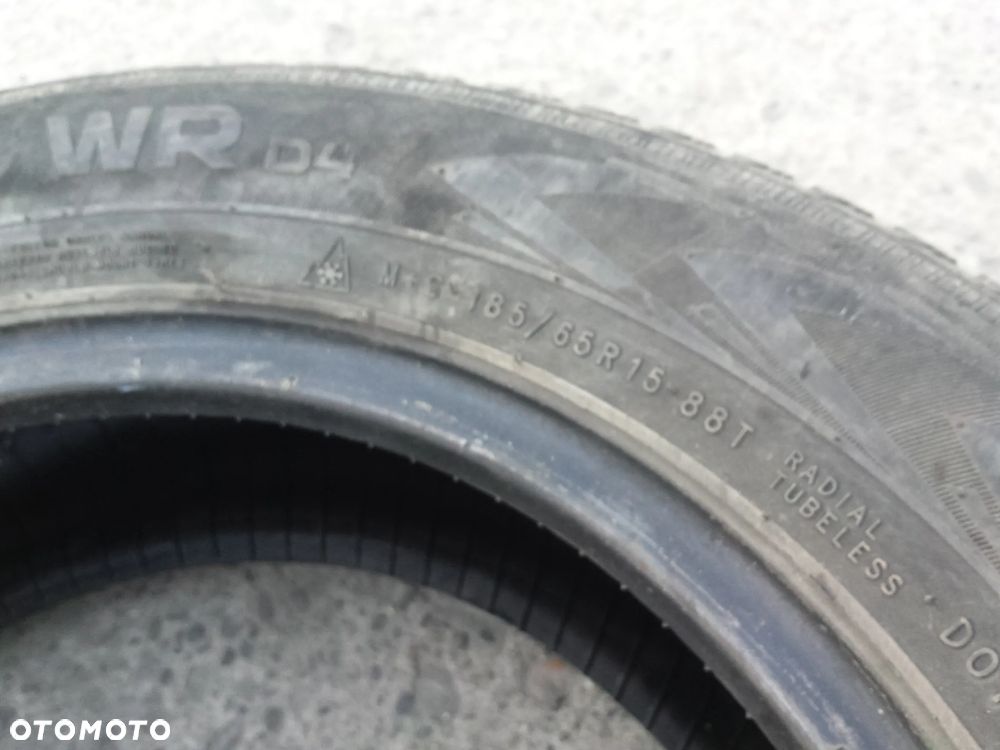 15” - NOKIAN - 185/65 r15 cali - ZIMOWE Opony WR d4 - stan BDB - GWARANCJA ! + Możliwy MONTAŻ !! - 3