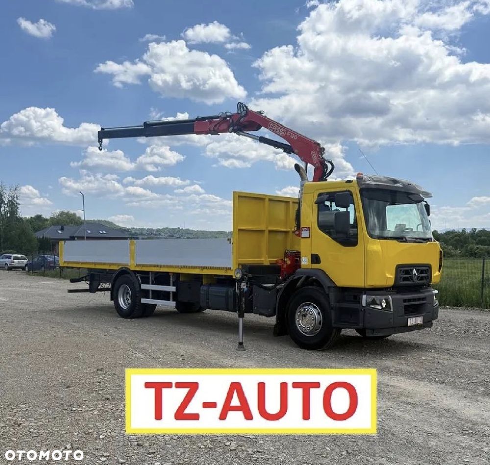 Renault C 320 SKRZYNIA 7.40m HDS FASSI F120B.1.22 + PILOT / 4x2 / STAN BDB - 1