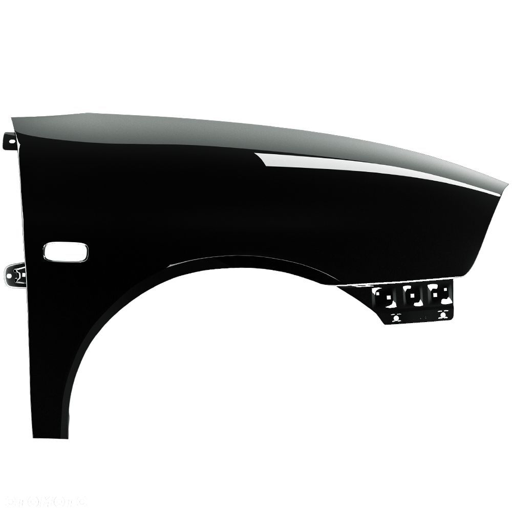BLU Błotnik Seat Ibiza 3 III Cordoba 2 II 6L LC9Z prawy przód czarny 02-08 ocynk BlackMagic - 2