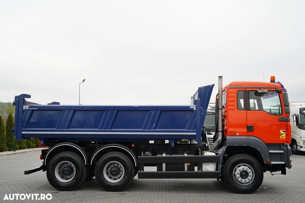 MAN TGA 33.350 / 6x4 / BASCUNĂ / BASCUNĂ HIDRODOXICĂ / MEILLER KIPPER / BORDMATIC / MANUALĂ / IMPORTATĂ - 15
