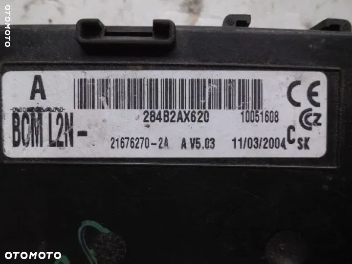 SKRZYNKA MODUŁ BCM NISSAN MICRA K12 284B2-AX620 - 2