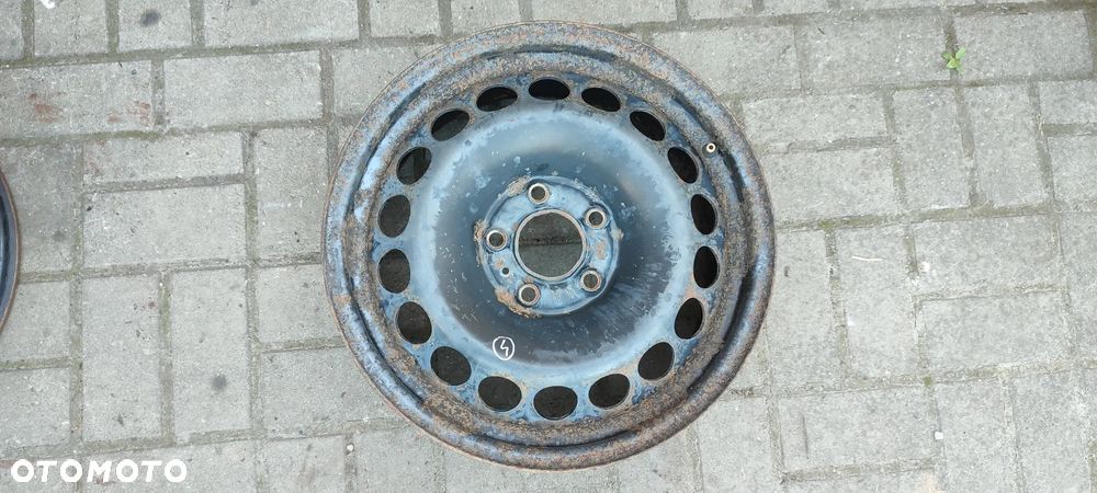 FELGI STALOWE 5x112 7Jx16 CALI ET39 fi 66.6 AUDI A4B8 A5 A6 KOMPLET 4 SZTUKI - 5