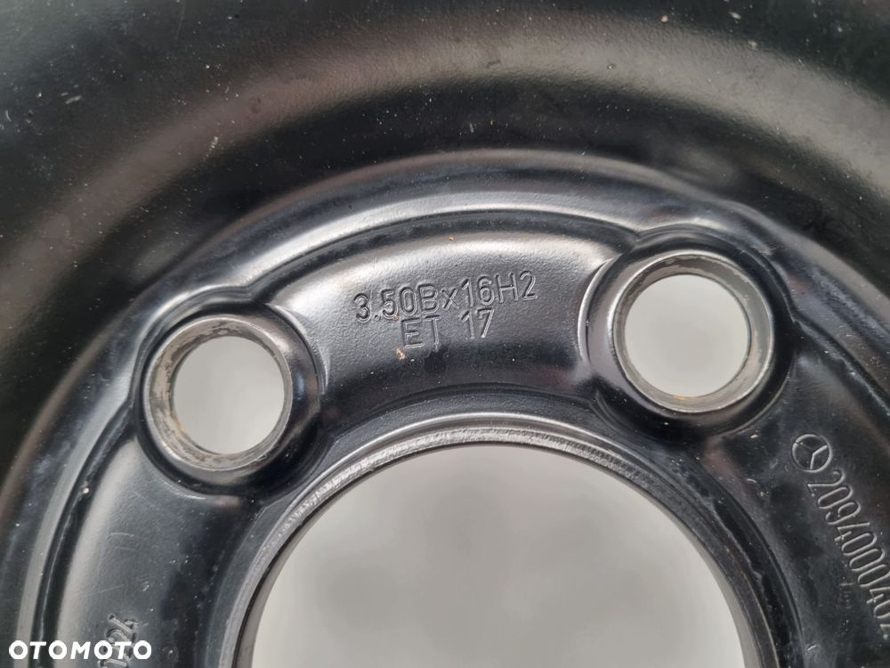 KOŁO DOJAZDOWE Mercedes CLK W209 dojazdówka 125/90 R16 5x112 2094000402 - 5