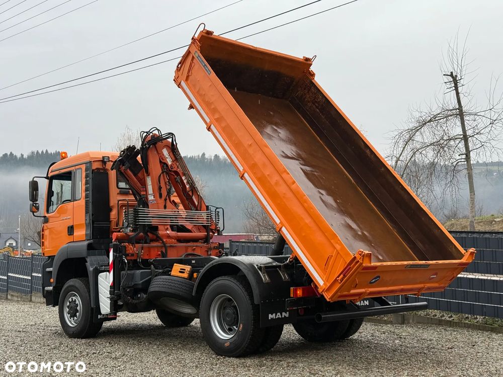 MAN * MAN 18 480 * KIPER WYWROTKA * 4x4 * HDS ATLAS 85* STAN BARDZO DOBRY * Sprowadzony - 24