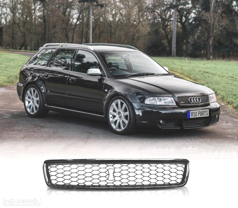 GRELHA FRONTAL AUDI A4 B5 94-00 LOOK RS - 1
