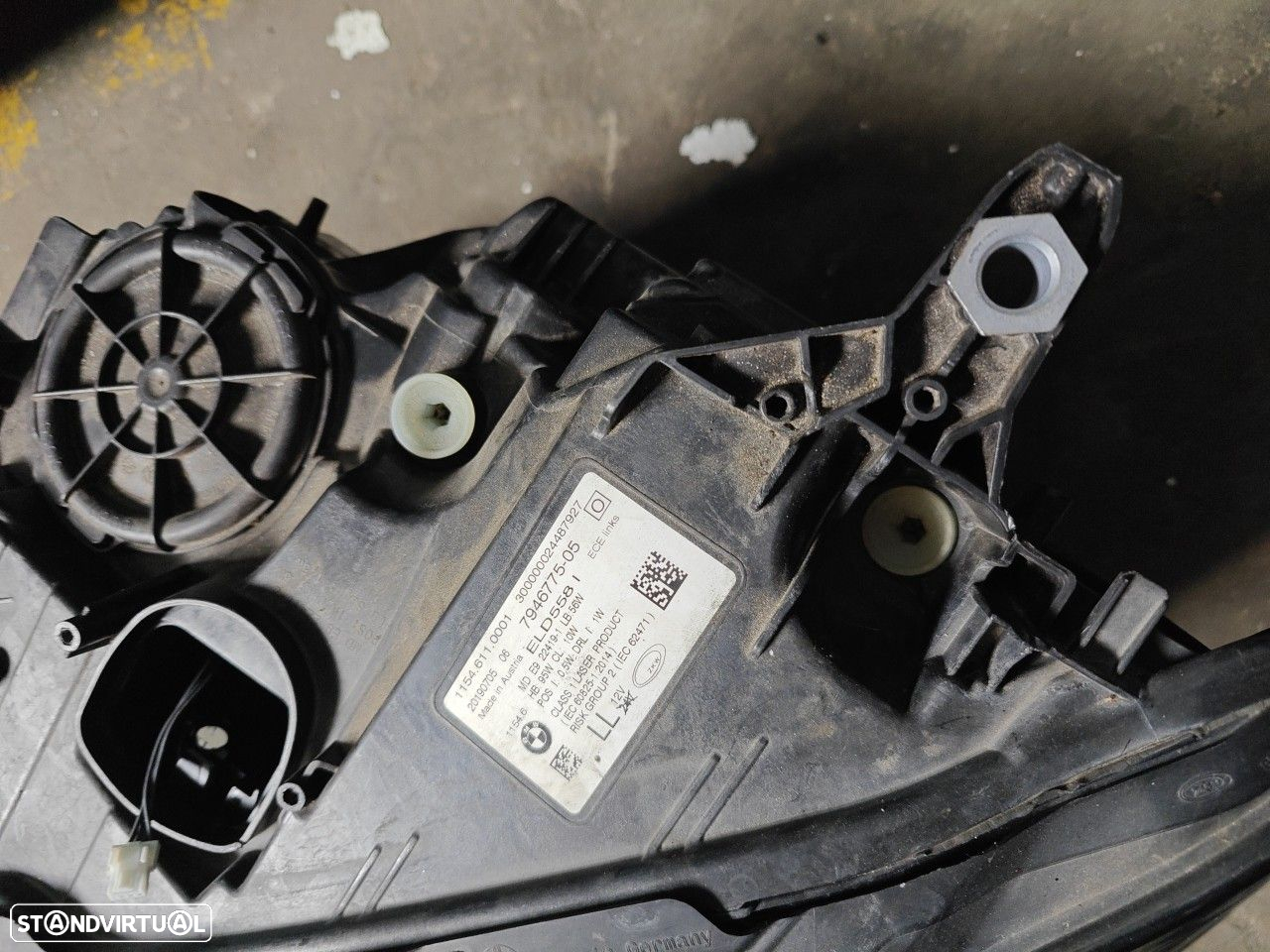Farol Frente Esquerdo / Otica Esquerda Bmw 7 (G11, G12)  7946775-05 Zk - 3