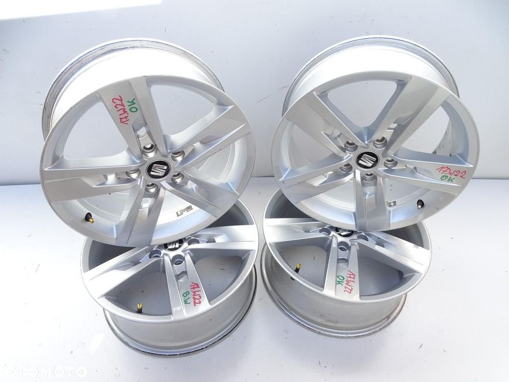 ALUFELGI FELGI 17 5x112 7" ET 49 5F0601025T SEAT LEON III GOLF VII A3 8V - 2