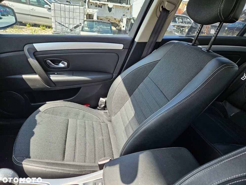 Fotel lewy kierowcy prawy pasażera pół skóra podgrzewany kanapa Renault Laguna 3 III kombi 2009r - 3