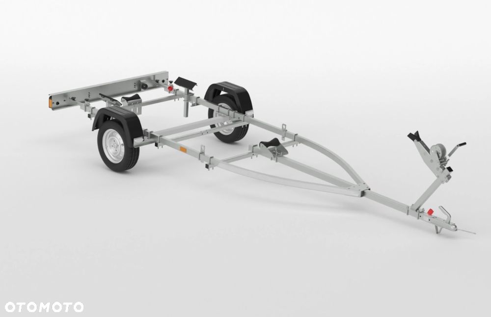 TEMARED Przyczepa B600 łódź do 5,8m DMC 750 kg lekka podłodziowa - 9
