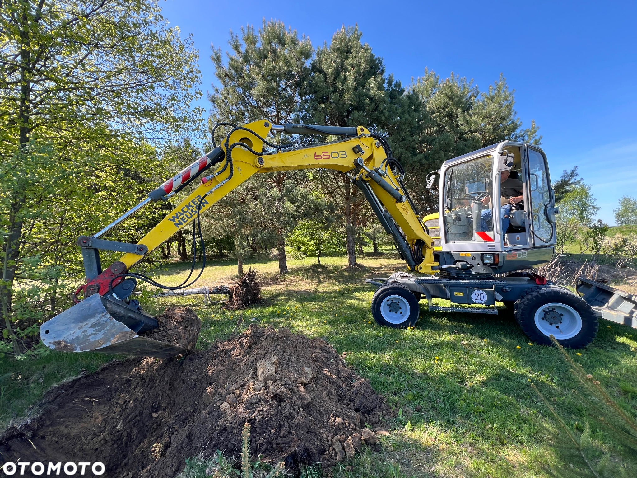 Wacker Neuson Mini KOPARKA KOŁOWA WACKER NEUSON 6503 WD 5,8t Długie ramie 3xłamane Dodatkowa hydraulika SZYBKA SKRĘTNA 2x łyżki Wiertnica skarpowa hydrauliczna Yanmar 2009r 3060mth - 31