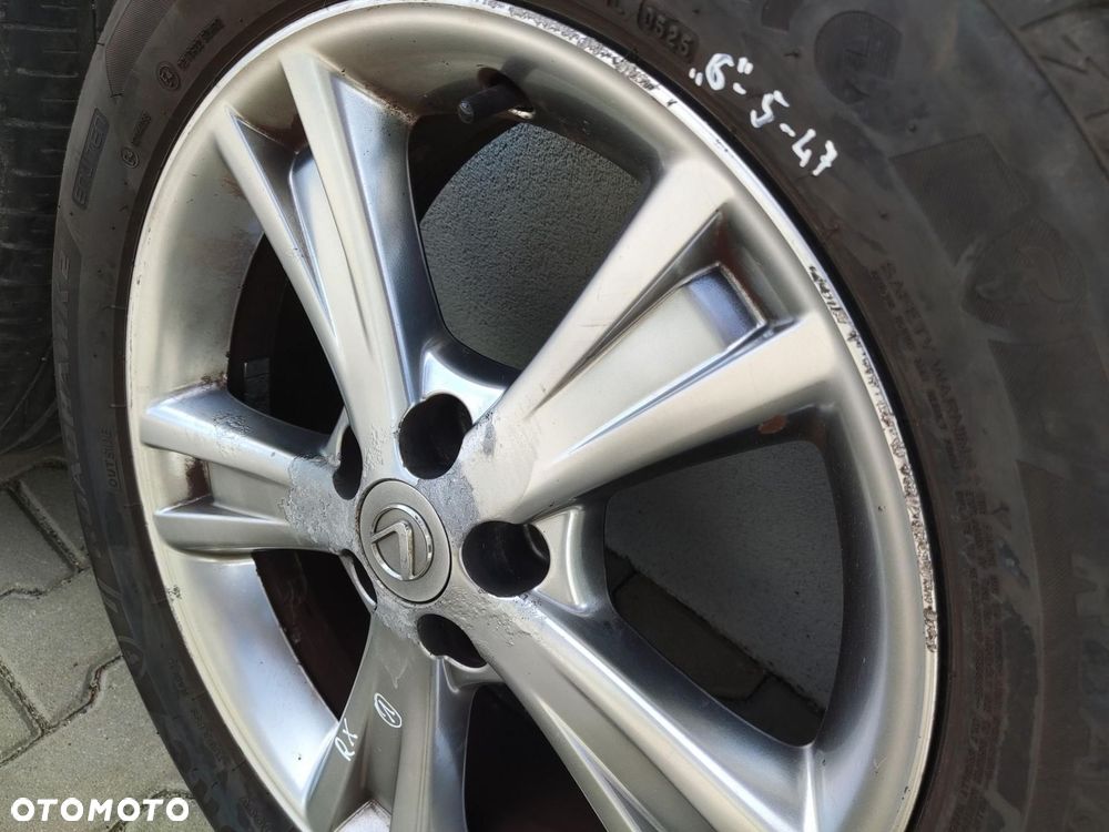 KOŁA OPONY FELGI ALUMINIOWE 18 LEXUS RX II 2003-2008 7J ET35 5X114,3 - 9