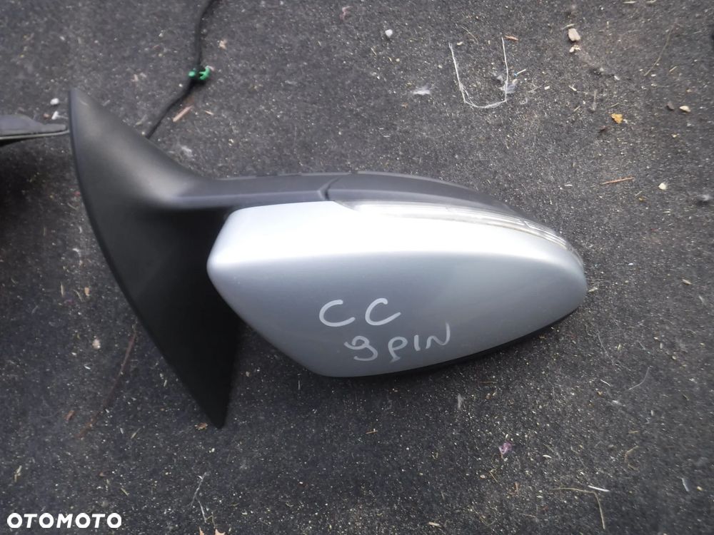 Vw CC 12-16 passat cc lift lusterko LA7W prawe 7 pin  lewe 9 pin - 5
