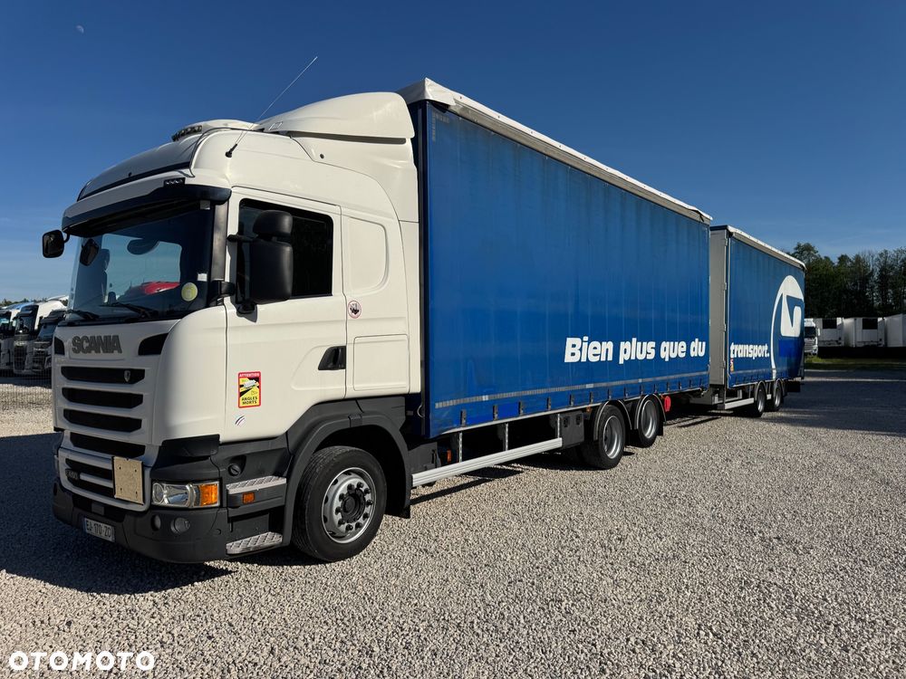 Scania R 450 6X2 Euro 6 Zestaw Z Przyczepą Przejazdowy Dach Zsuwany - 10
