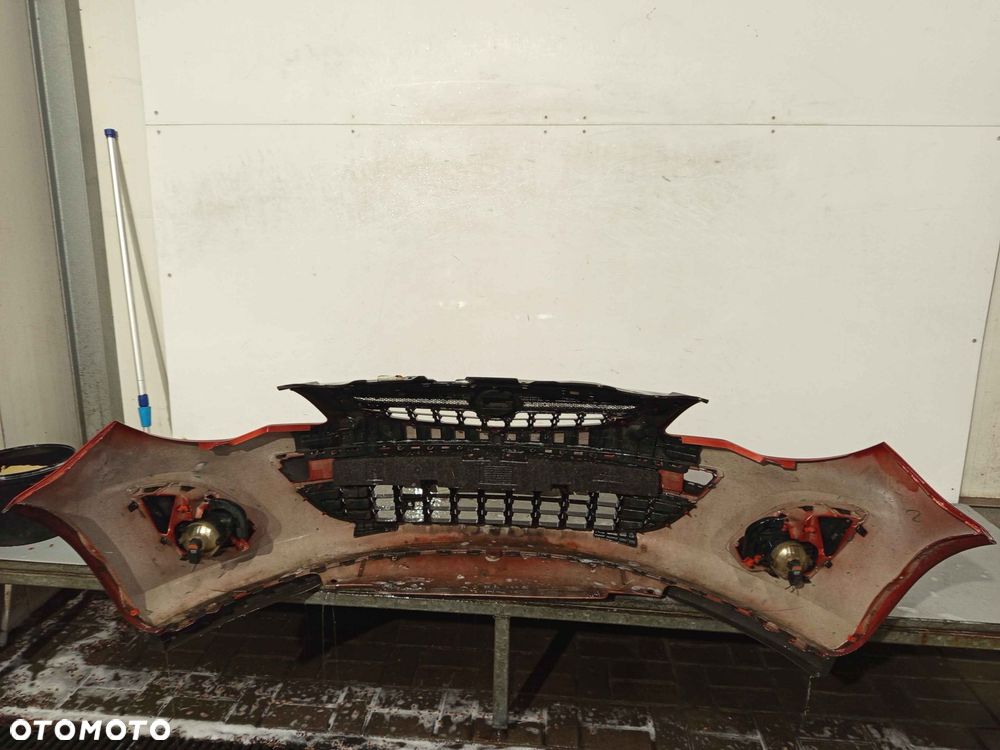 ^ ZDERZAK PRZÓD PRZEDNI OPEL CORSA D LIFT FL Z50K BORDO BORDOWY HALOGENY - 5