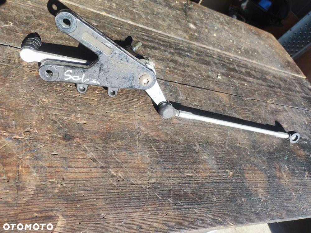 BMW K1200S K1200R K1300S K1300R lewy podnóżek zmiany biegów komplet OEM 46717708573 - 6