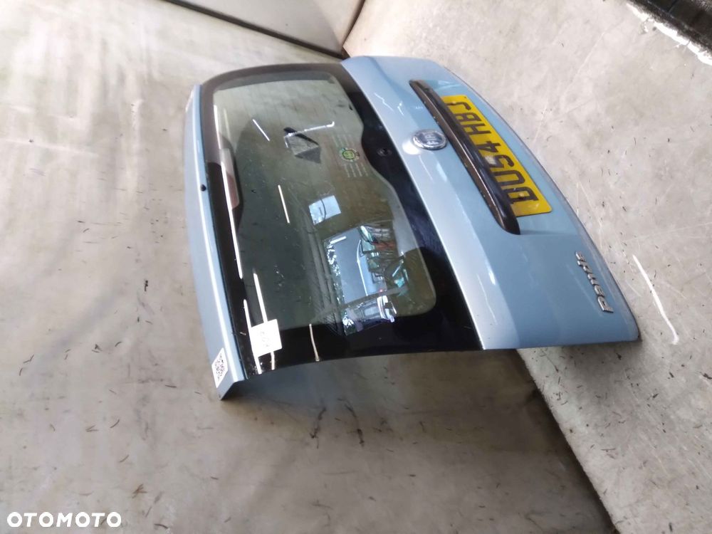 / KLAPA TYŁ TYLNA BAGAŻNIKA DO FIAT PANDA 2 II 737/A BŁĘKITNA - 4
