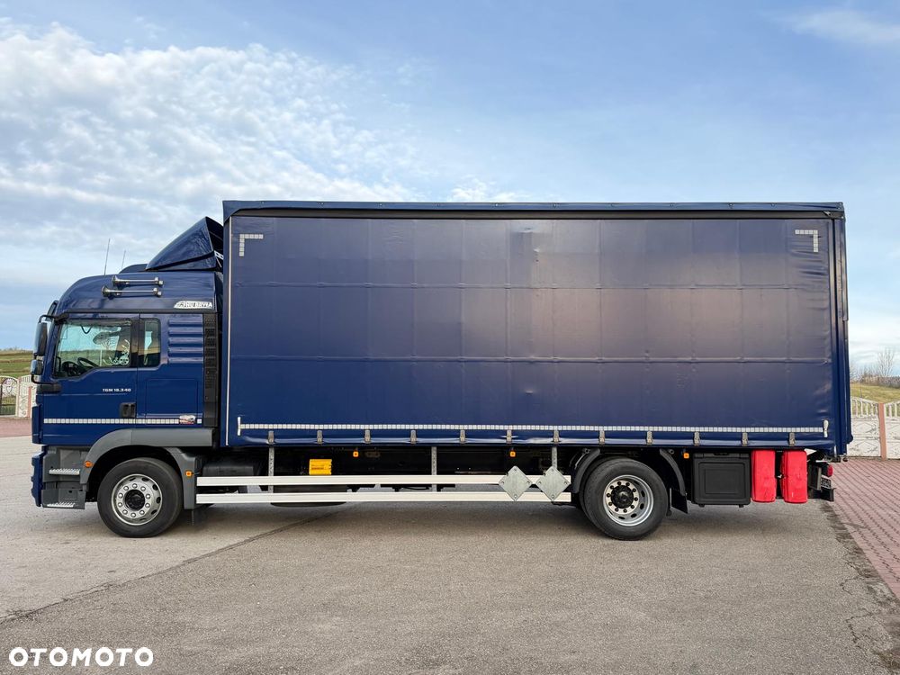 MAN TGM 18.340 / FIRANKA / SPROWADZONY /  9100 ŁADOWNOŚĆ / 18 PALET / E6 /  WINDA / - 9