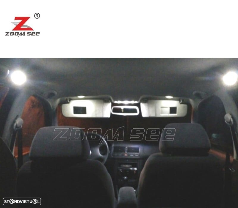 KIT COMPLETO DE 14 LÂMPADAS LED INTERIOR PARA VOLKSWAGEN VW GOLF MK5 GOLF R32 2008 - 2