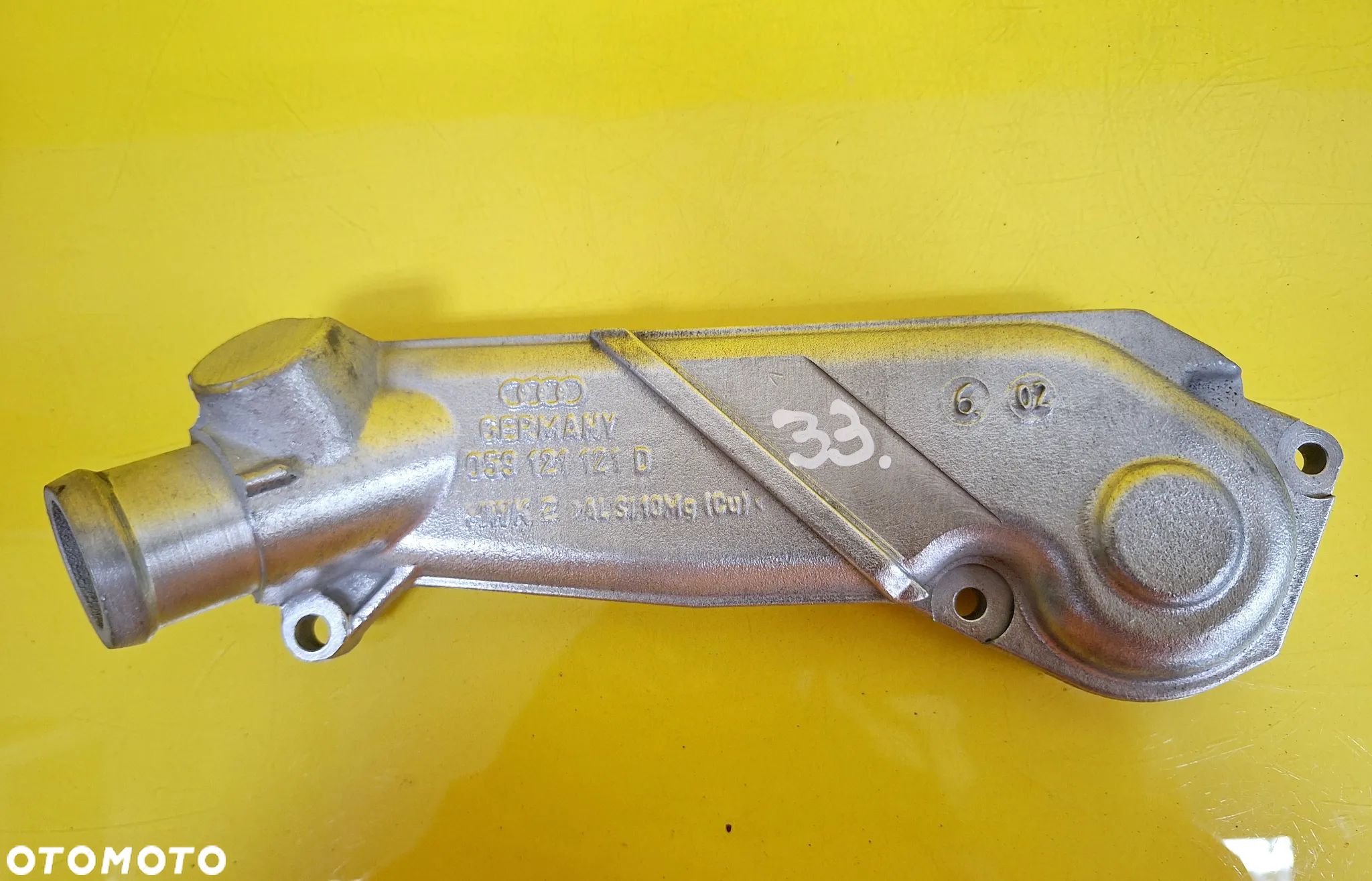 OBUDOWA TERMOSTATU 059121121D AUDI A6 C5 2.5 TDI NR33 - 1