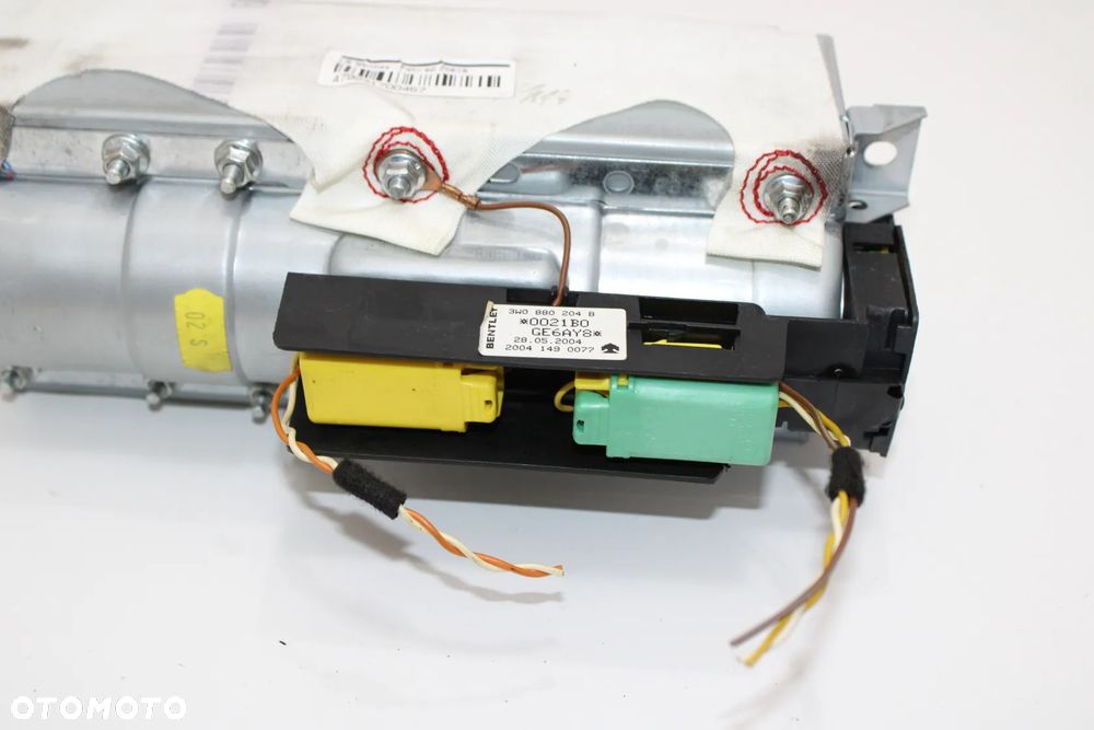 Airbag czarna poduszka kierowcy ze skóry stan BDB OE Mercedes CL500 W216 W221 przed liftingiem - 5