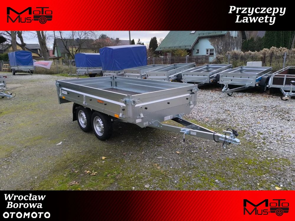 Martz Przyczepa Neptun N7-263 2 KPS BASELINE 263x145x30 2 osie 750 kg koła pod spodem platforma - 1