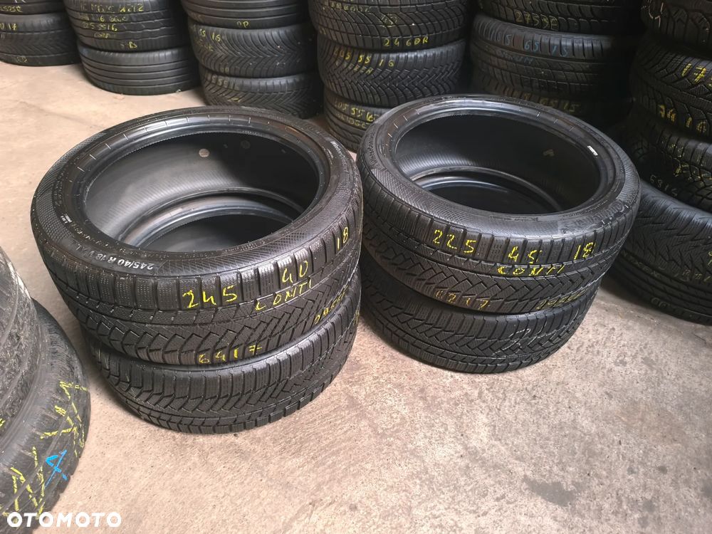 225/45R18 95V XL 245/40R18 97V Opony Zimowe Zima Continental WinterContact TS850P 6,5mm Legnica ALU-RAD 225/45 245/40 - 8