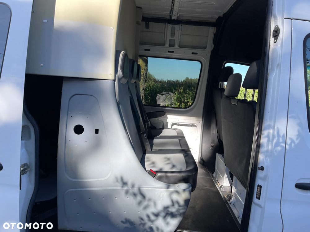 Mercedes-Benz Sprinter W907 Nowy Model 2020 ROK 314 CDI L2H2 Średniak Średni Brygadówka 6 Osobowa 6 osób Dubel Kabina Holenderka - 18