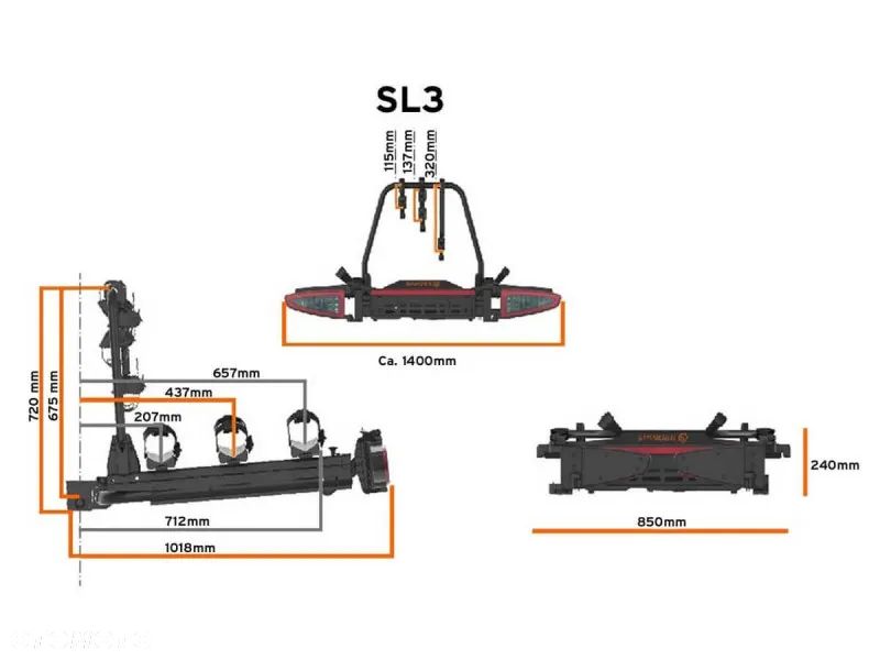 Bagażnik rowerowy Spinder SL3 - jakość Premium prosto z Holandii - 10