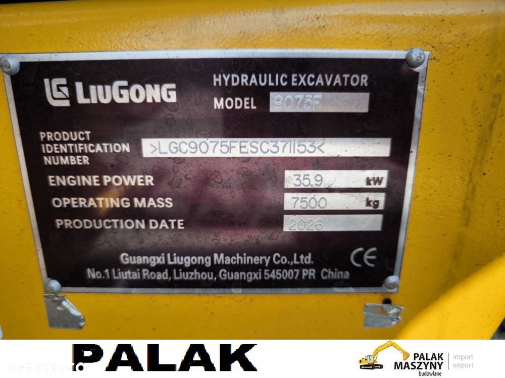 Liu Gong 9075F nie mylić z  JCB 85z - 22