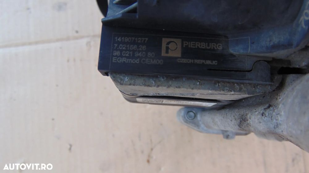 Racitor gaze cu egr Ford Focus 3 1.6tdci euro 5 fiesta c cmax transit connect peugeot 1.6hdi euro 5 - 6