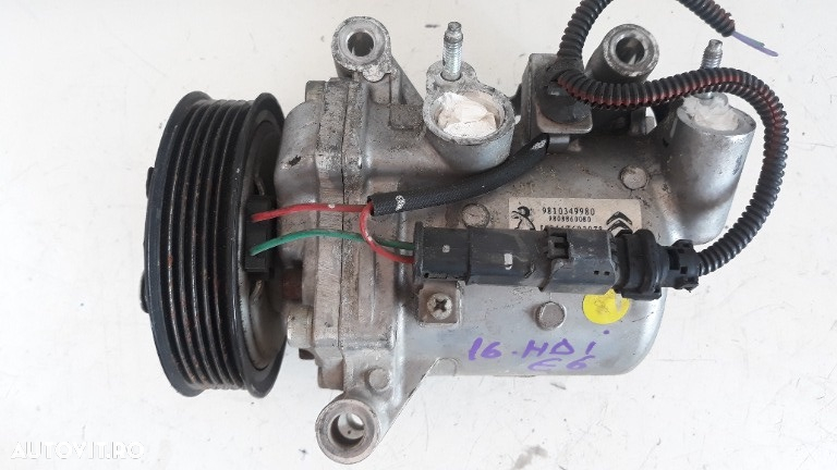 COMPRESOR clima AC Toyota PROACE 9810349980 , 9808860080 2016 2017 2018 2019 2020 2021 2022 2023 - 4