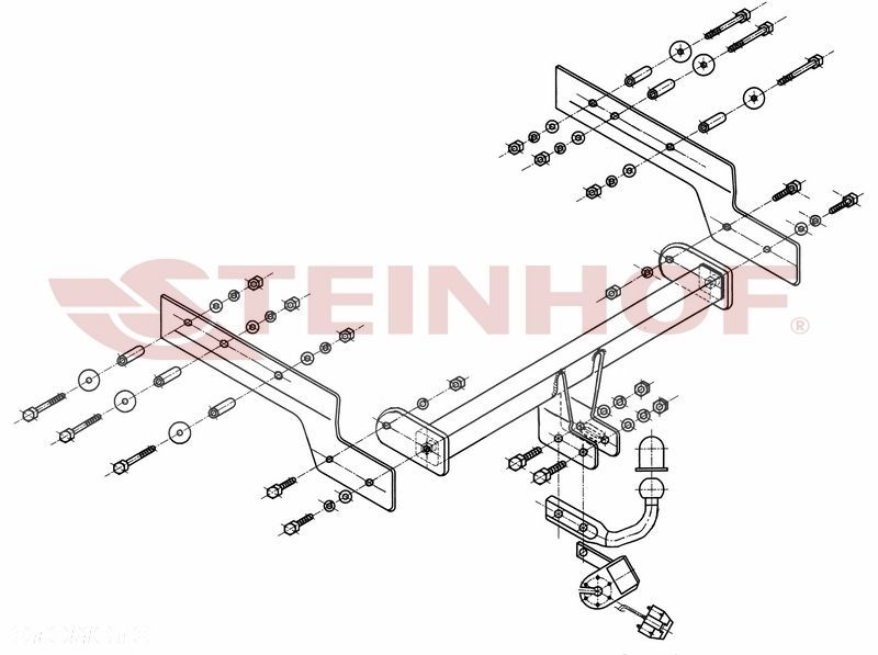Hak Holowniczy + WIĄZKA 7PIN do Ford Mondeo III Kombi od 2000 do 2007 - 2