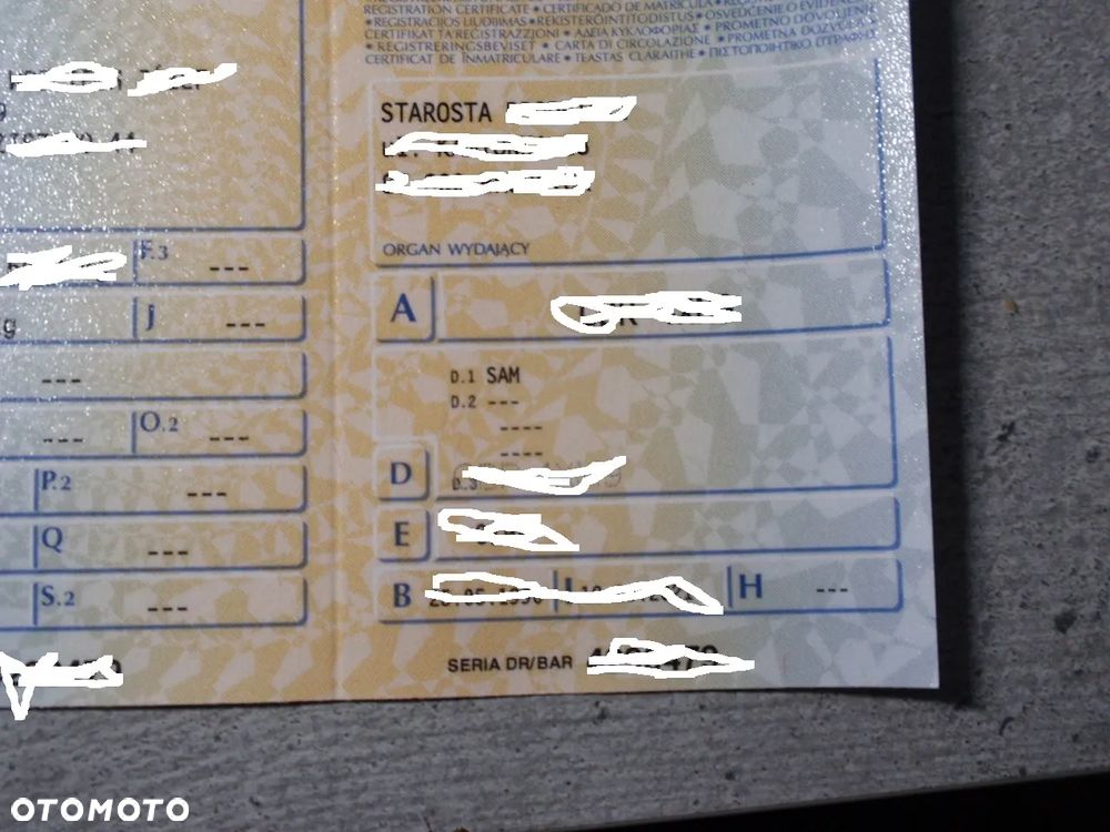Inny PRZYCZEPA JEDNOOSIOWA, DWUOSIOWA, TANDEM, Zarejestrowana uszkodzona pozostałości F-VAT-23% - 2