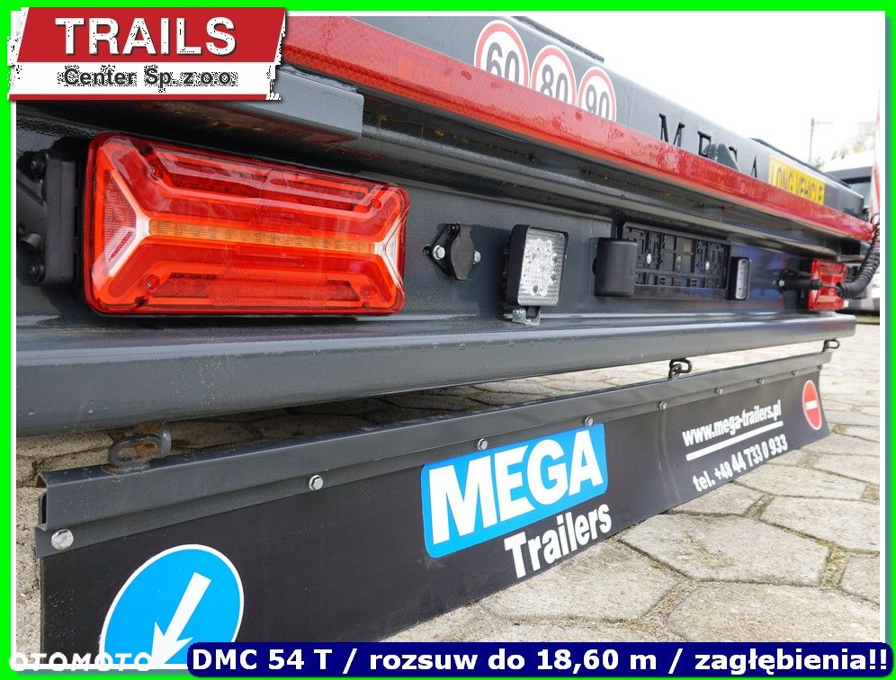Mega Naczepa 40 T ład. oś skrętna, pokład 9,50 m !!! - 19