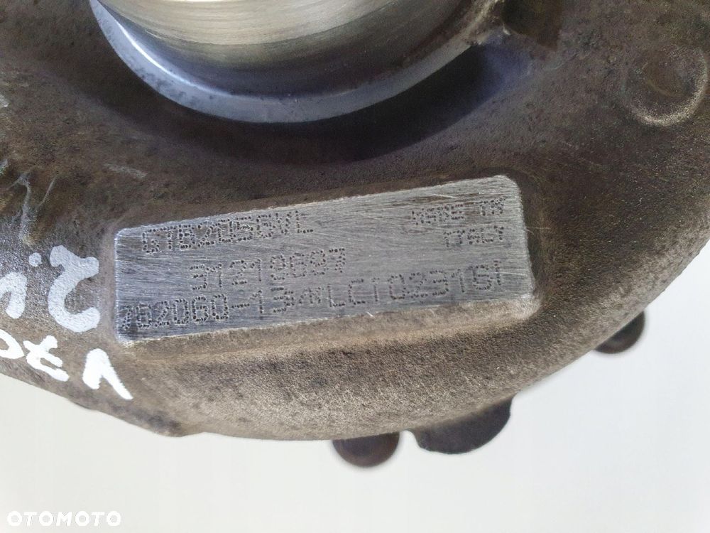 TURBOSPRĘŻARKA Volvo S80 II V70 III 2.4 D5 _ turbo 31219697 - 3