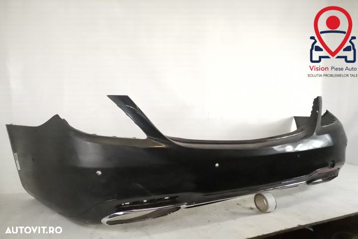 Bara Spate Originala Cu Senzori Si Fusta Cu Ornamente Crom In Stare Bu - 2