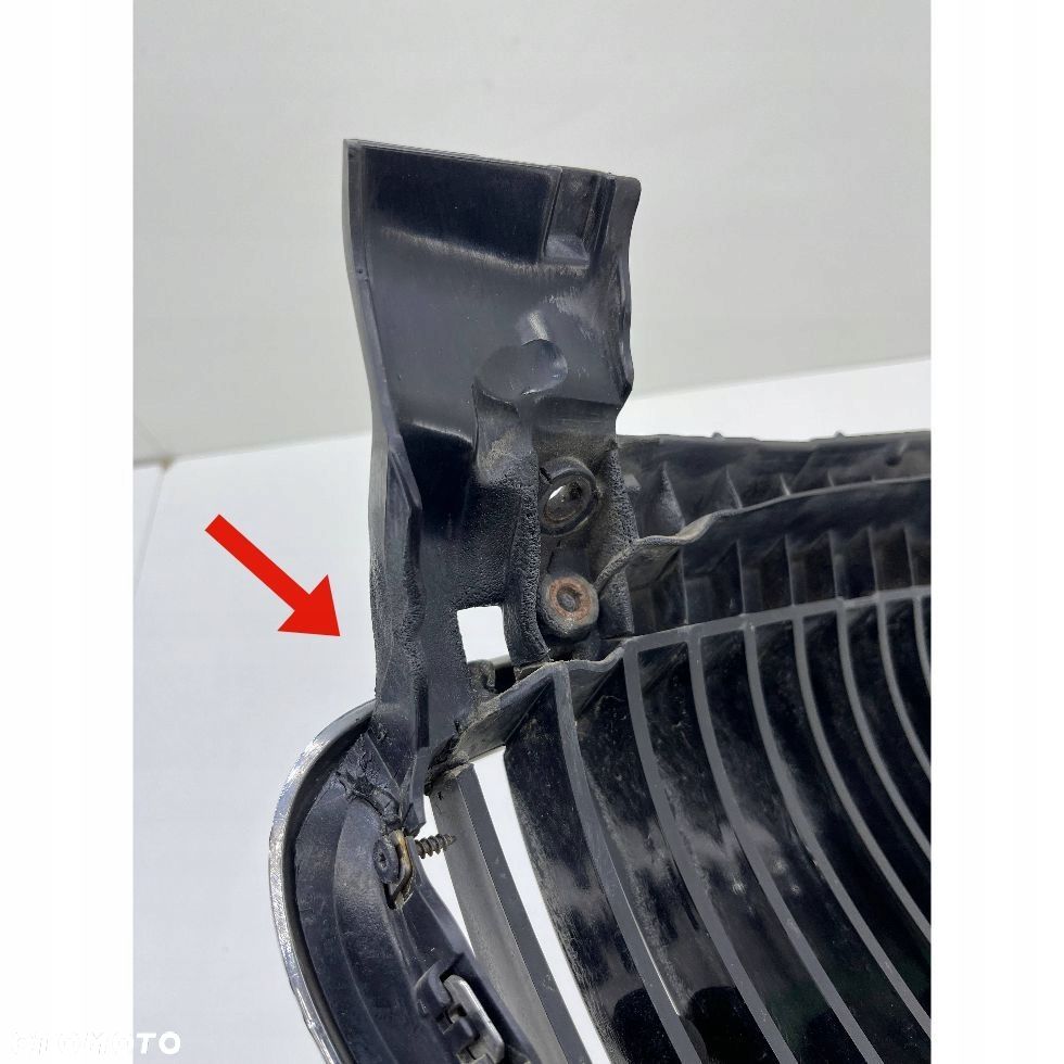 BMW 7 E65 LIFT ATRAPA GRILL NERKI CHROM 7145738 - 12