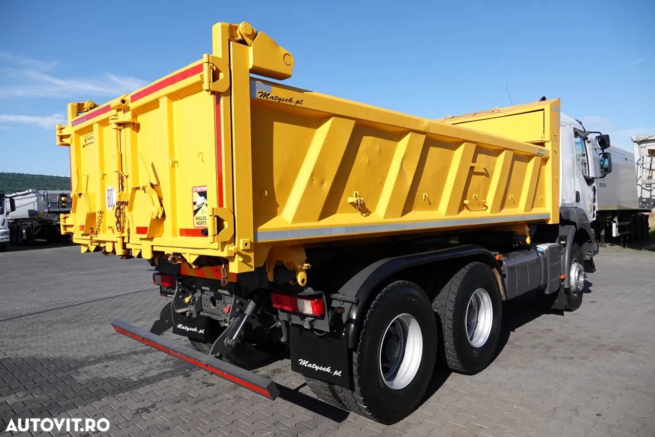 Renault KERAX 450 / 6x4 / BASCULATOR / HYDROBORTA / BORDMATIC / MANUAL / IMPORTAT - 12